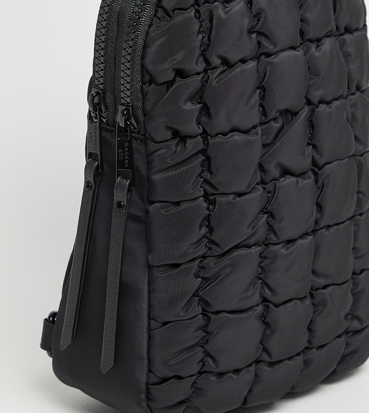 Quilted Crossbody Backpack