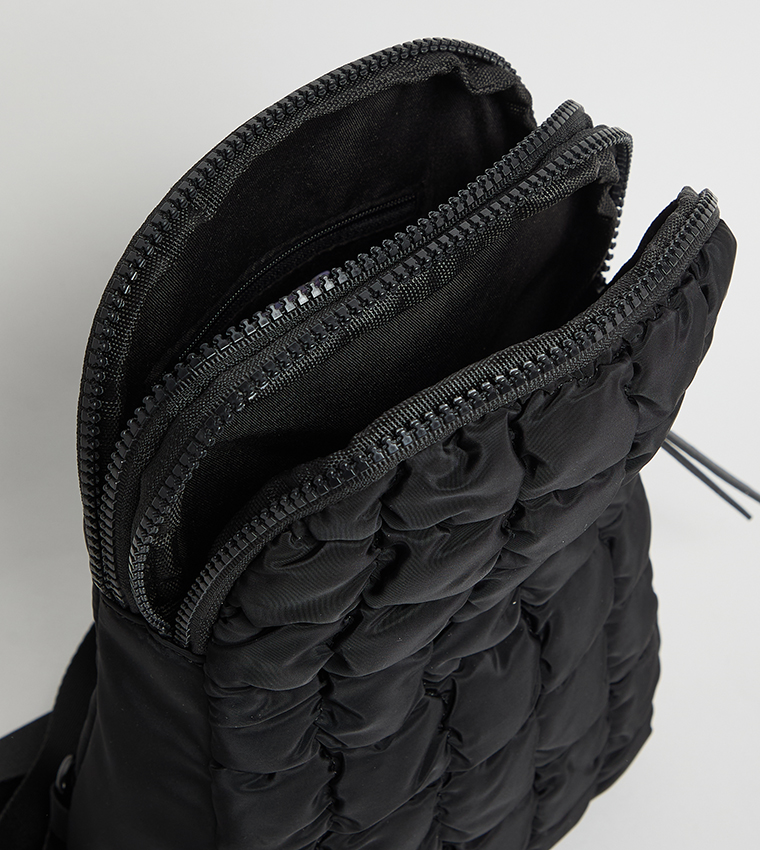 Quilted Crossbody Backpack