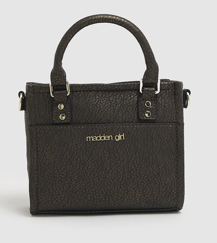 Logo Detail Top Handle Bag
