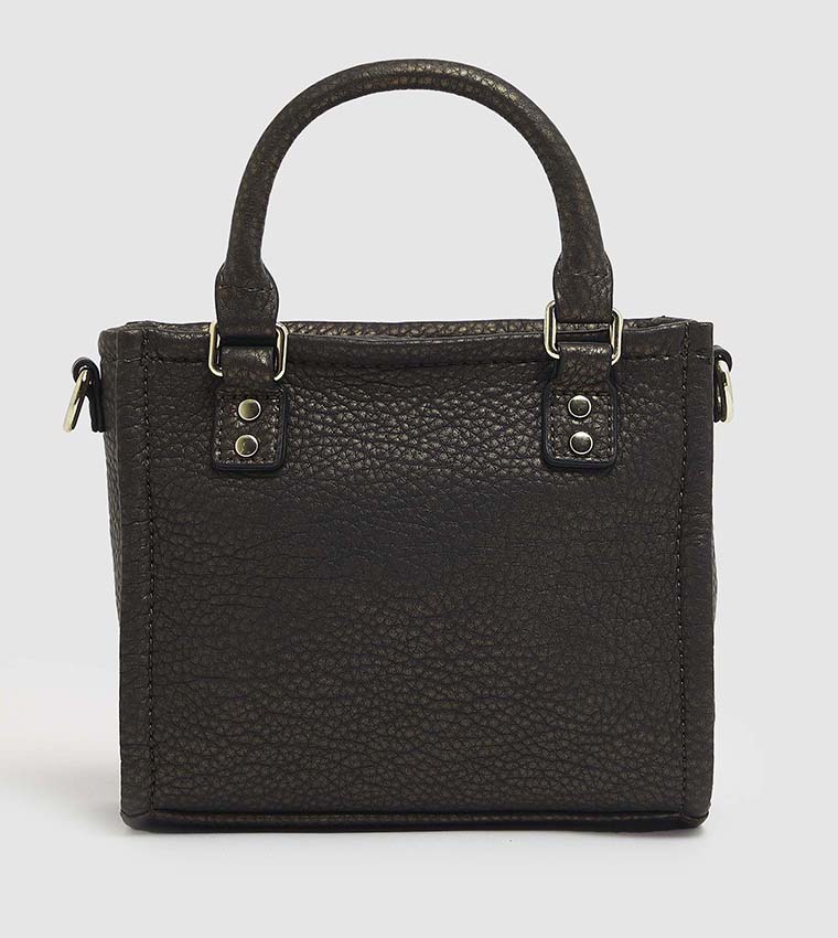 Logo Detail Top Handle Bag