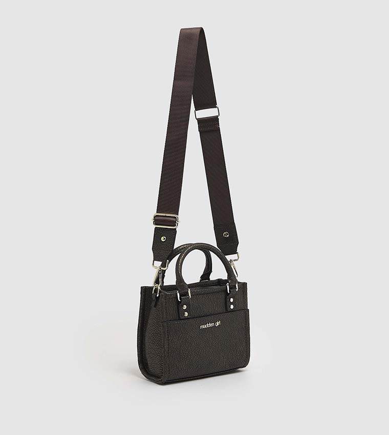 Logo Detail Top Handle Bag