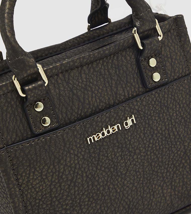 Logo Detail Top Handle Bag