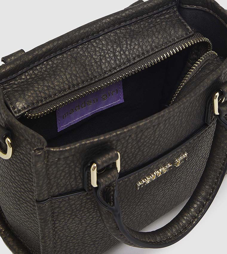 Logo Detail Top Handle Bag