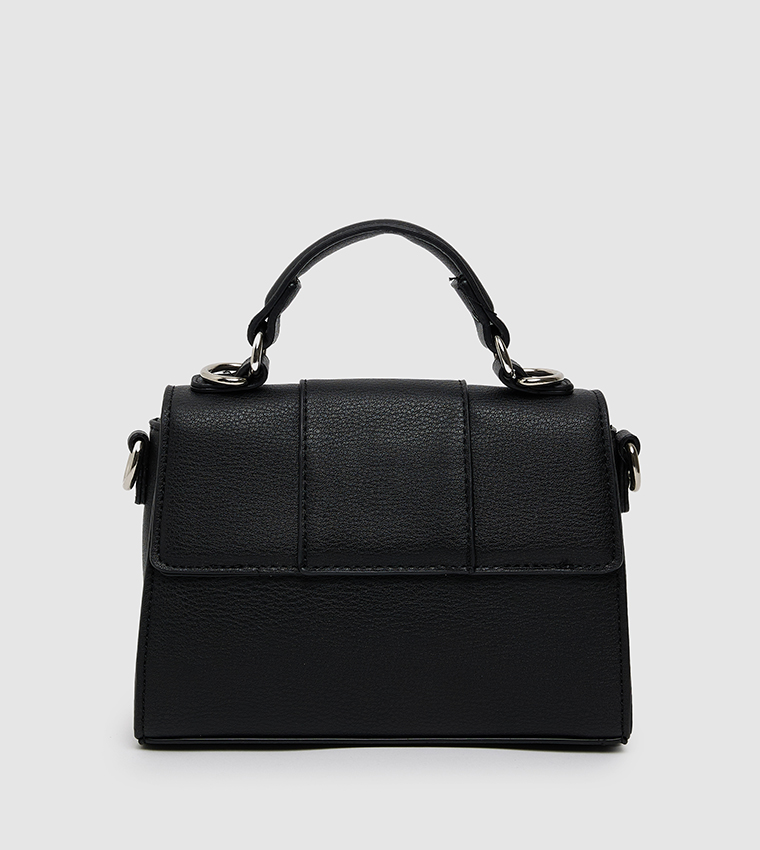 Logo Detail Top Handle Bag