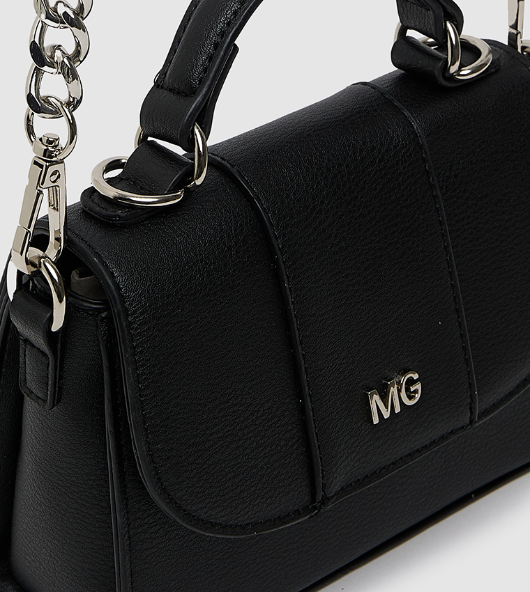 Logo Detail Top Handle Bag
