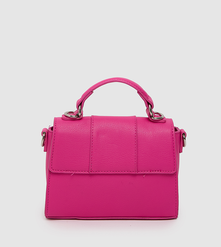 Logo Detail Top Handle Bag