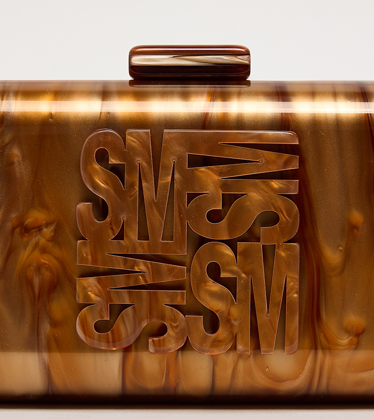 BLILLA Monogram Detail Marble Clutch