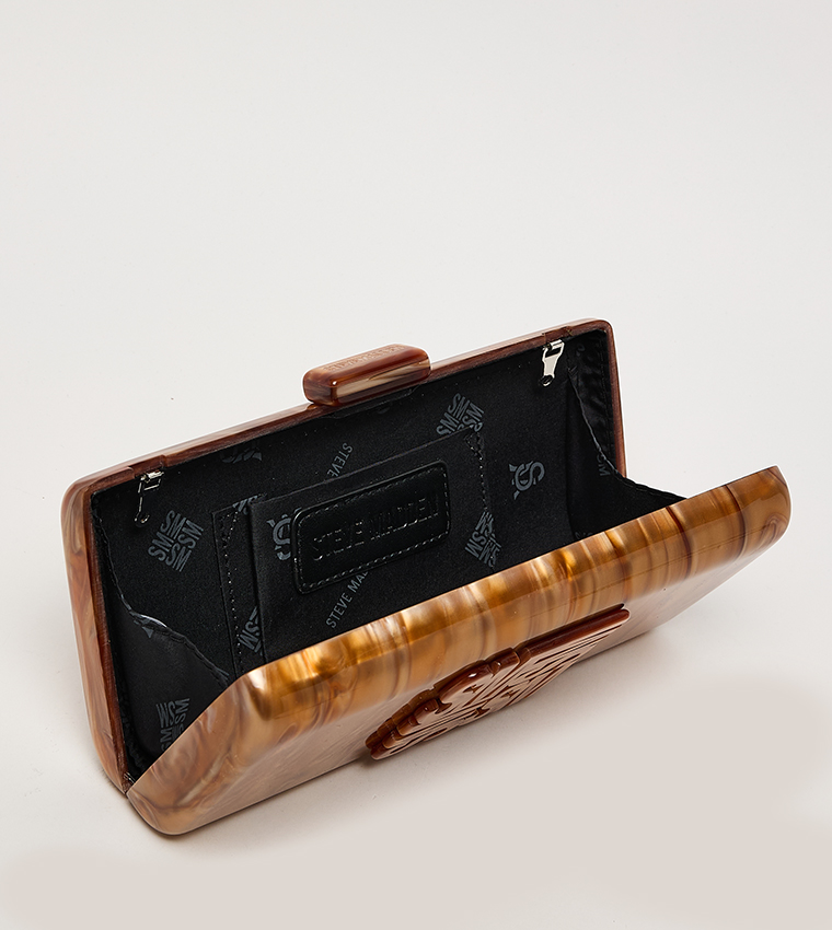 BLILLA Monogram Detail Marble Clutch