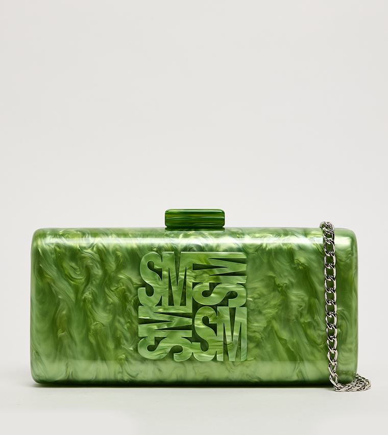BLILLA Monogram Detail Marble Clutch