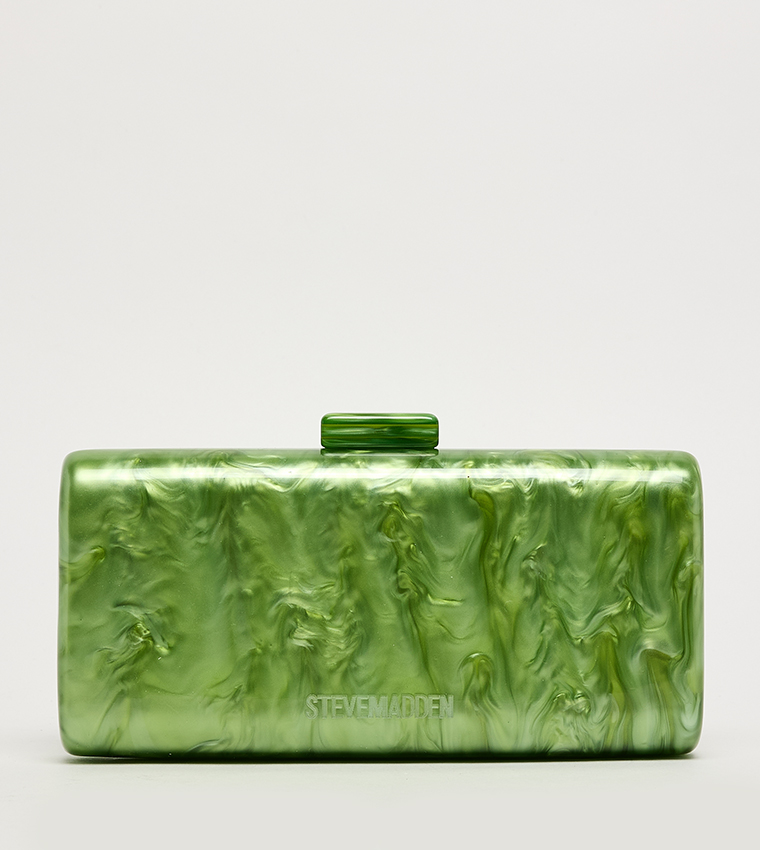 BLILLA Monogram Detail Marble Clutch