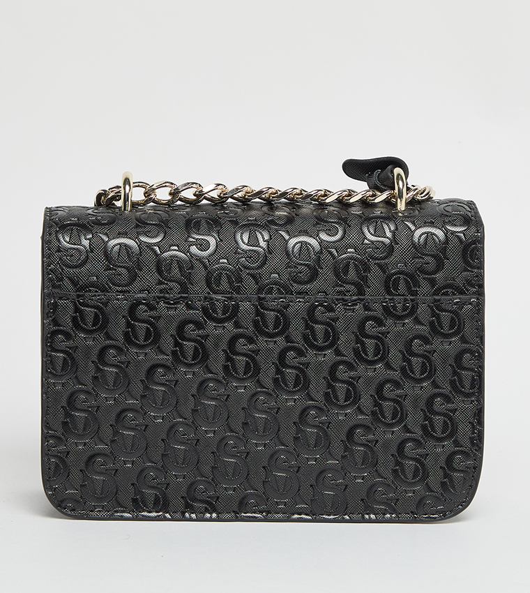 BCOAL-E Logo Detail Flap Crossbody Bag