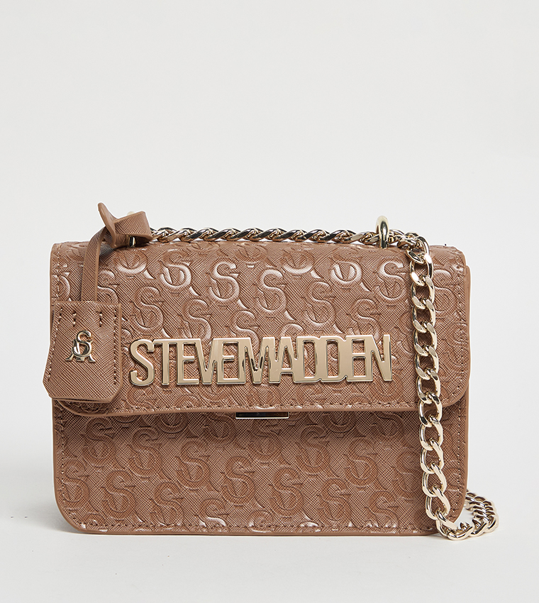 BCOAL-E Logo Detail Flap Crossbody Bag
