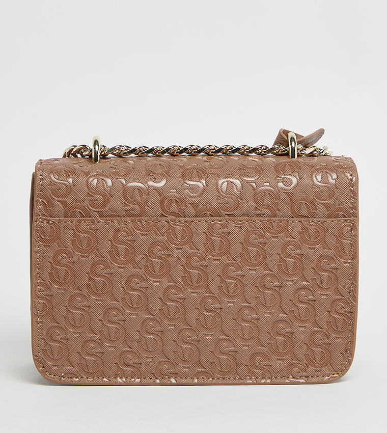BCOAL-E Logo Detail Flap Crossbody Bag