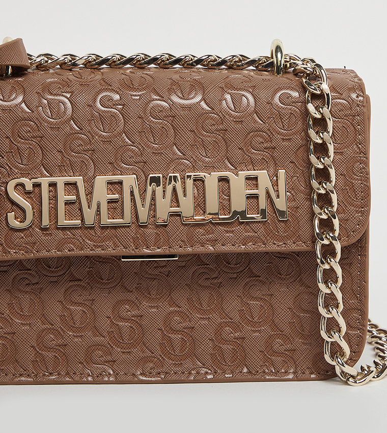 BCOAL-E Logo Detail Flap Crossbody Bag