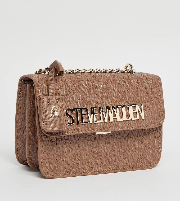 BCOAL-E Logo Detail Flap Crossbody Bag