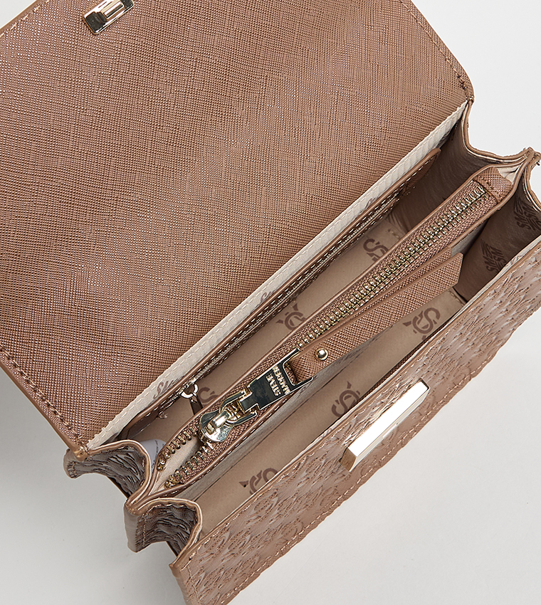 BCOAL-E Logo Detail Flap Crossbody Bag