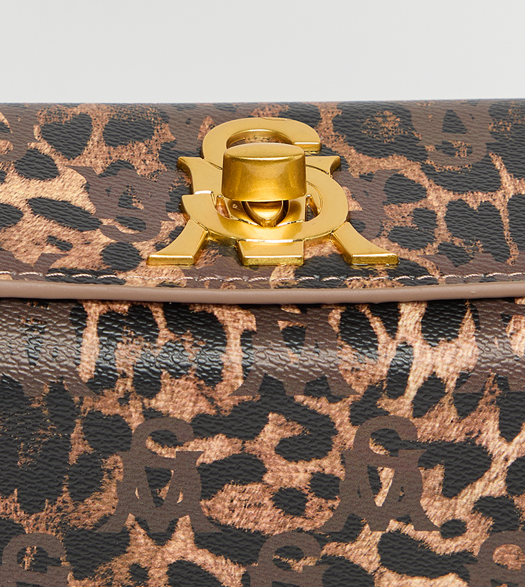 BNOYA-L Leopard Print Shoulder Bag