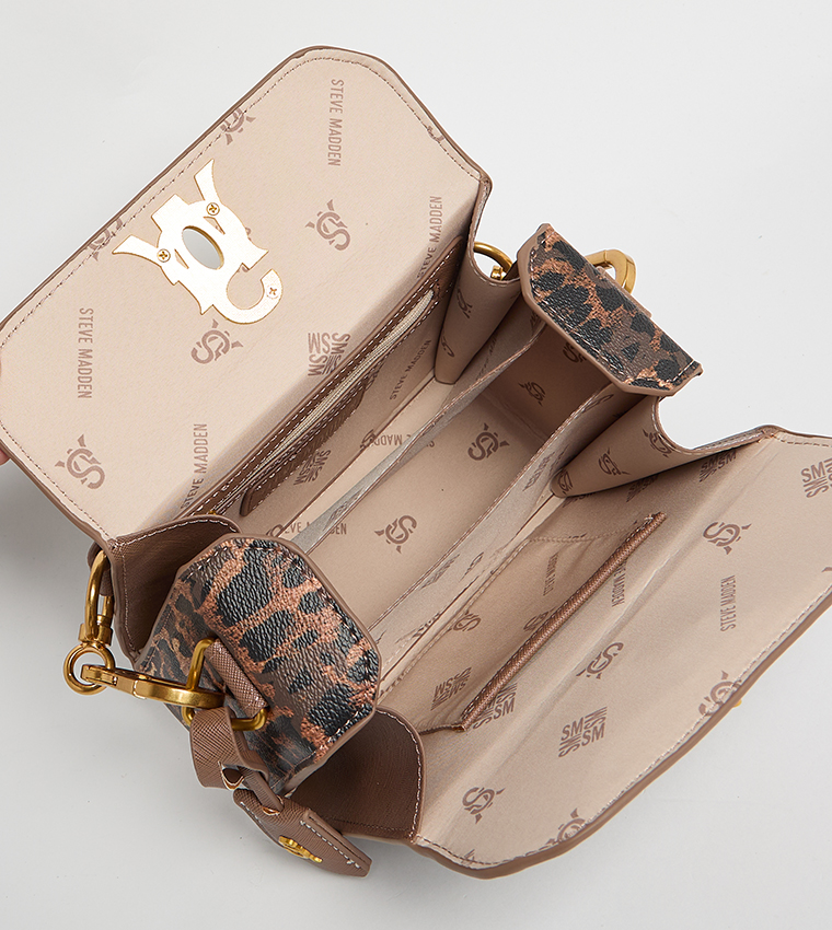 BNOYA-L Leopard Print Shoulder Bag
