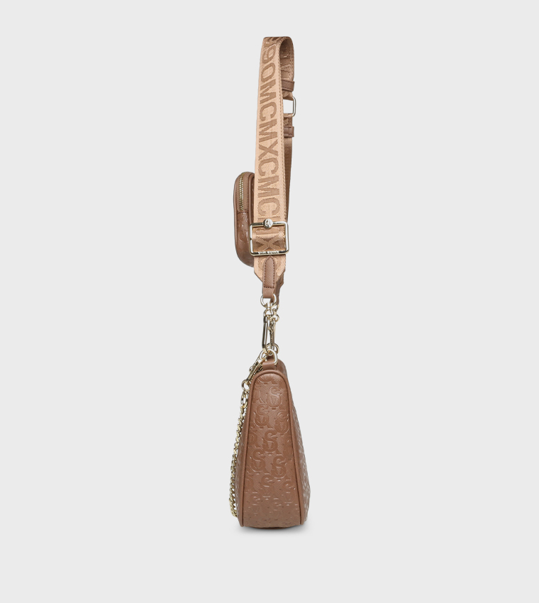 BVICE-E Monogram Shoulder Bag with Coin Purse