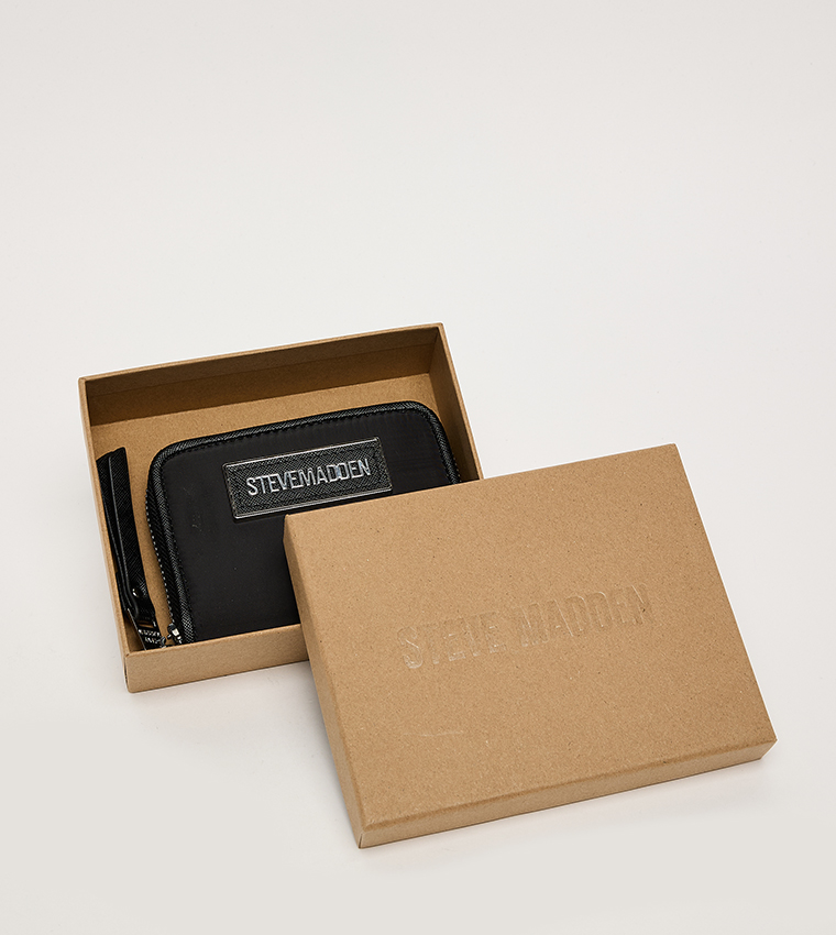 BDIME-N Logo Detail Mini Wallet