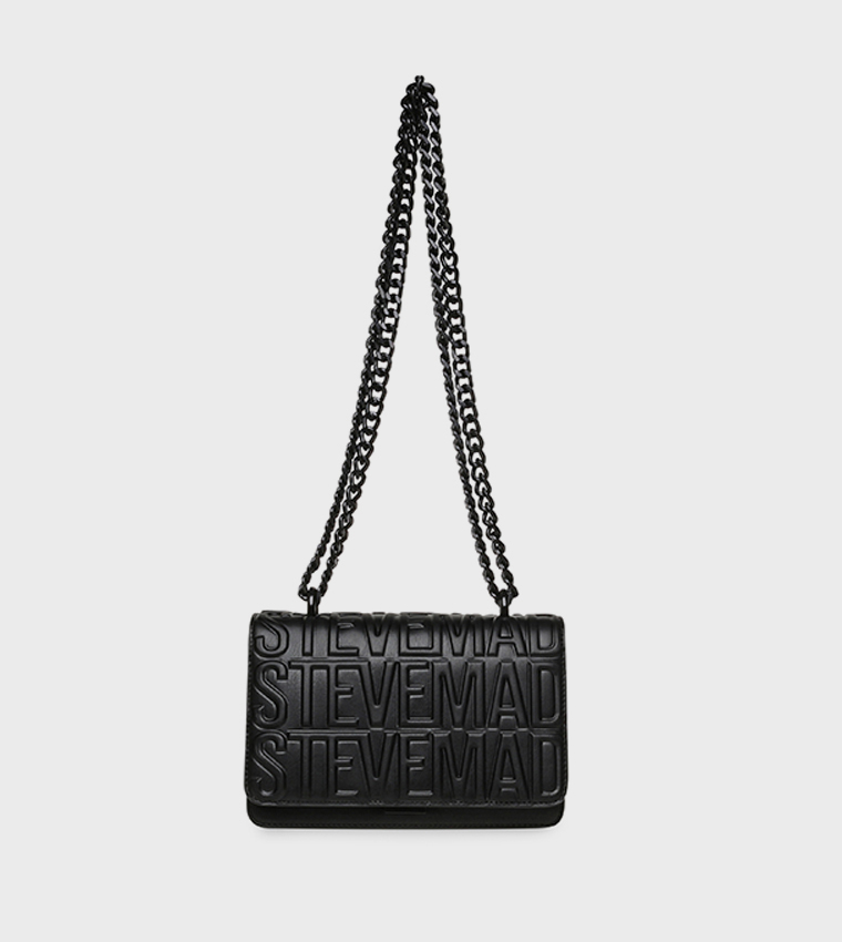 BCARBON Logo Embossed Convertible Crossbody Bag