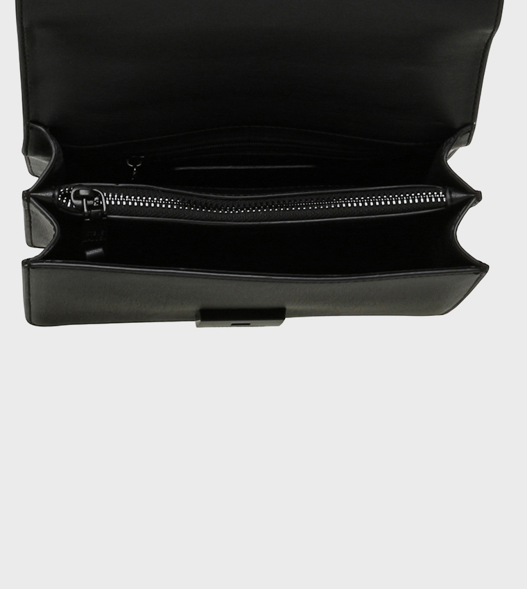 BCARBON Logo Embossed Convertible Crossbody Bag