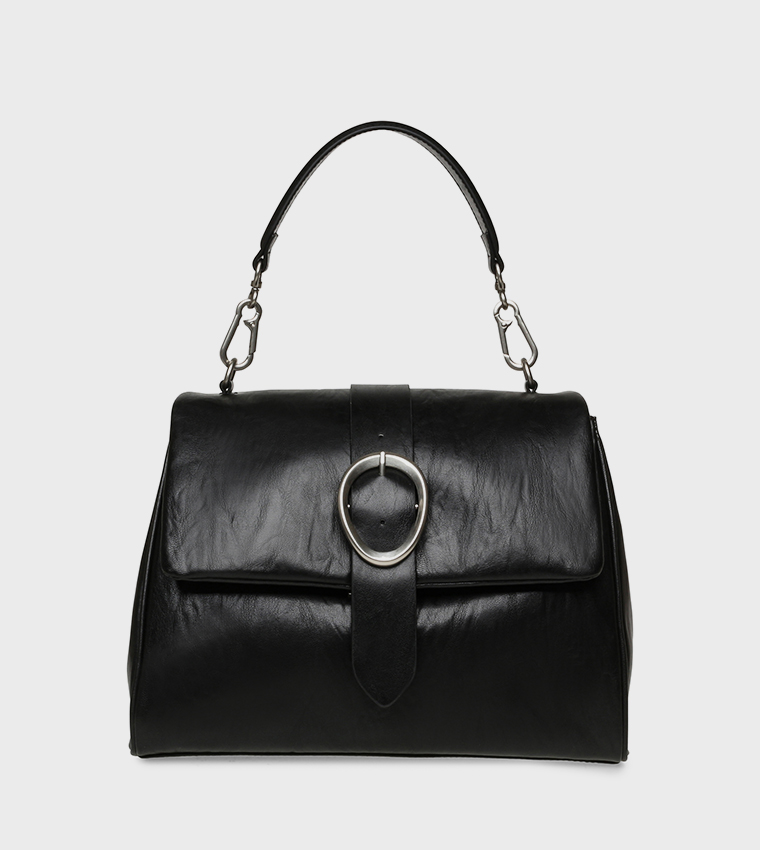 BENGINE Textured Top Handle Bag