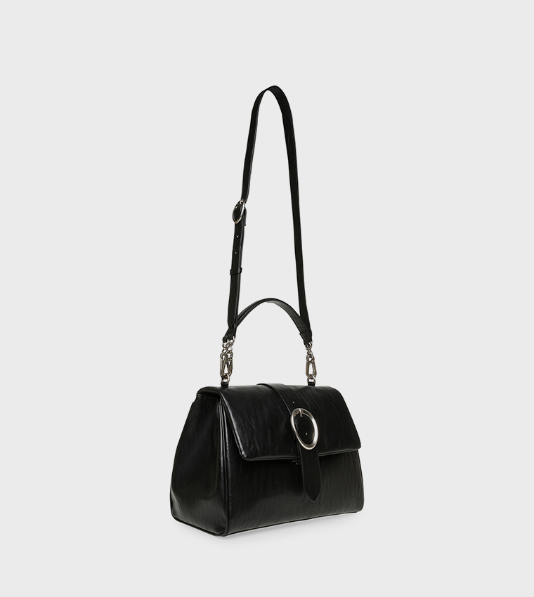 BENGINE Textured Top Handle Bag