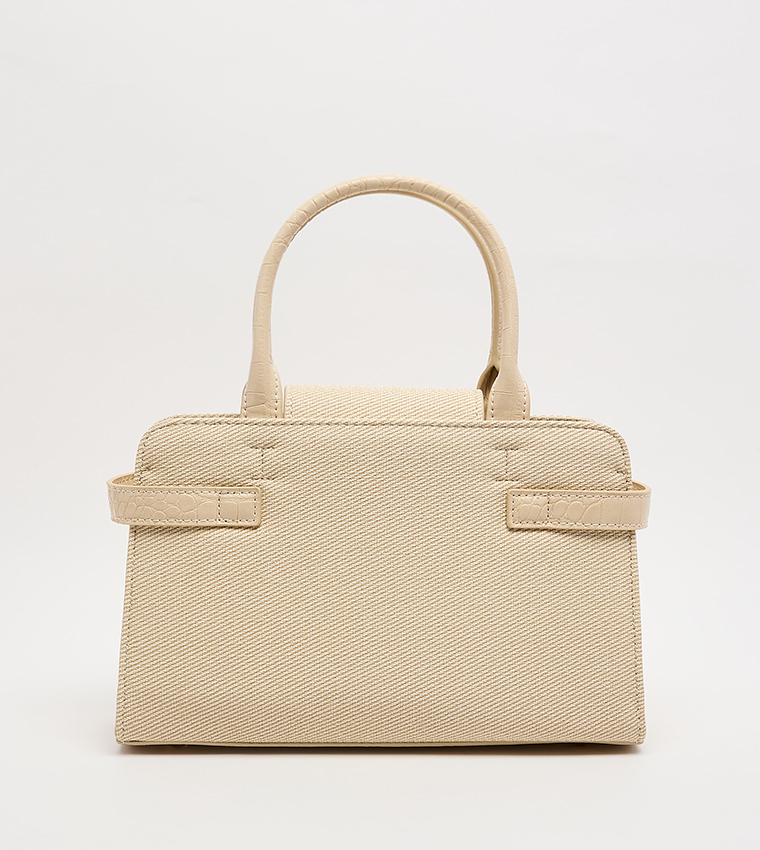 BLINDENY Textured Mini Satchel Bag