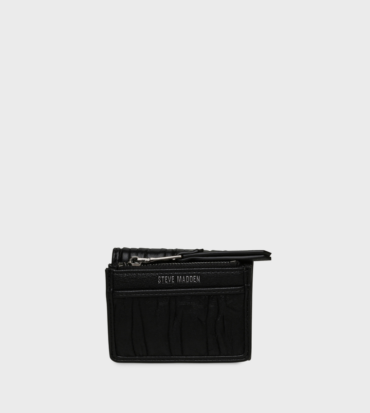 BEOS Textured Logo Detail Wallet