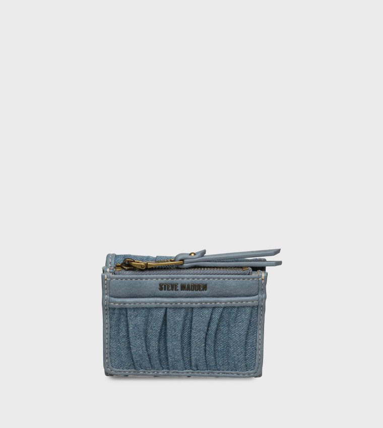 BEOS Textured Logo Detail Wallet