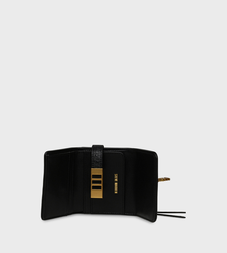 BCADENS Textured Logo Detail Wallet