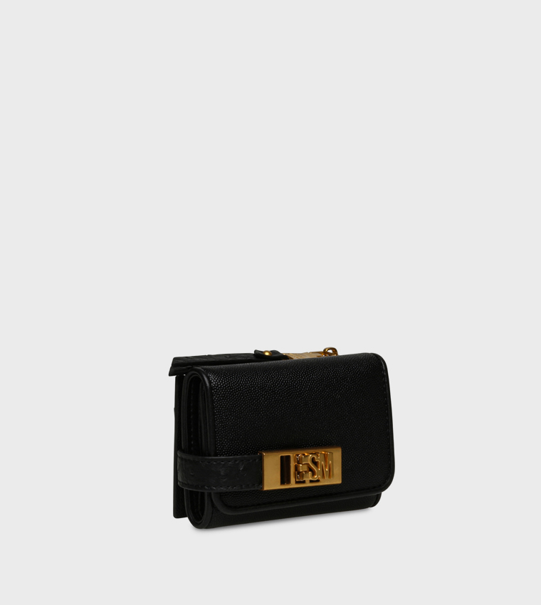 BCADENS Textured Logo Detail Wallet