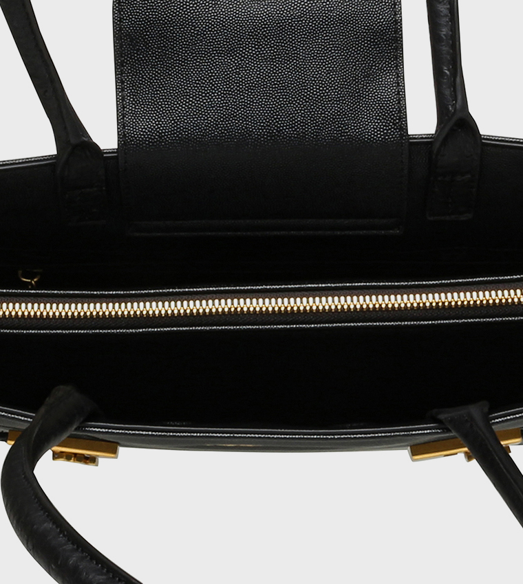 BDAWNS Textured Logo Detail Tote Bag