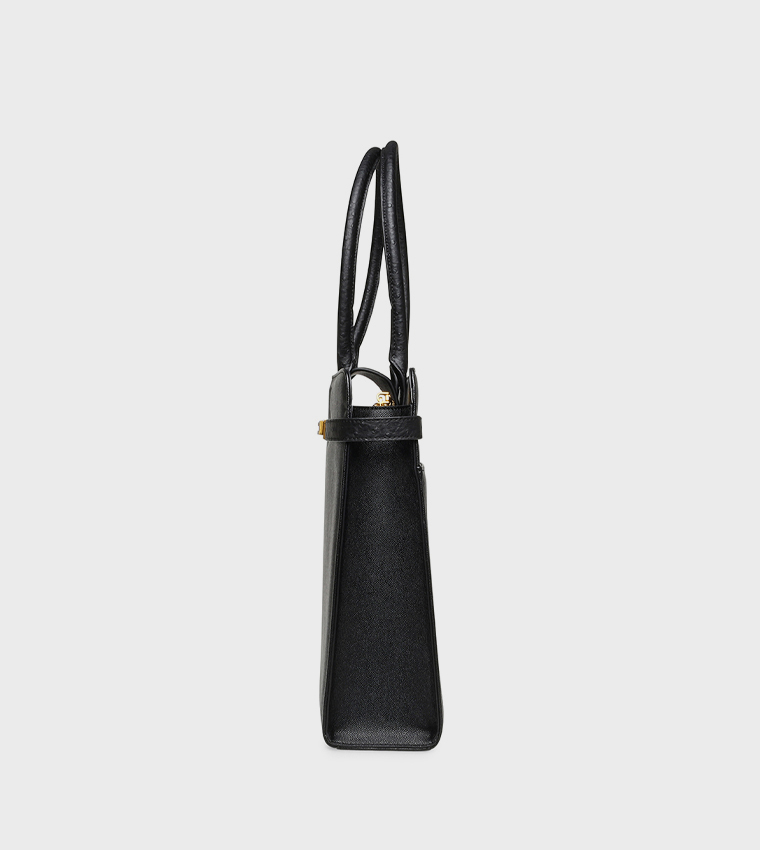 BDAWNS Textured Logo Detail Tote Bag