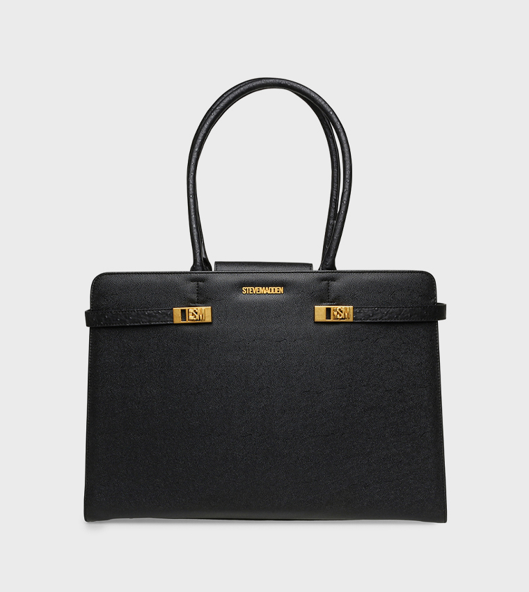 BDAWNS Textured Logo Detail Tote Bag