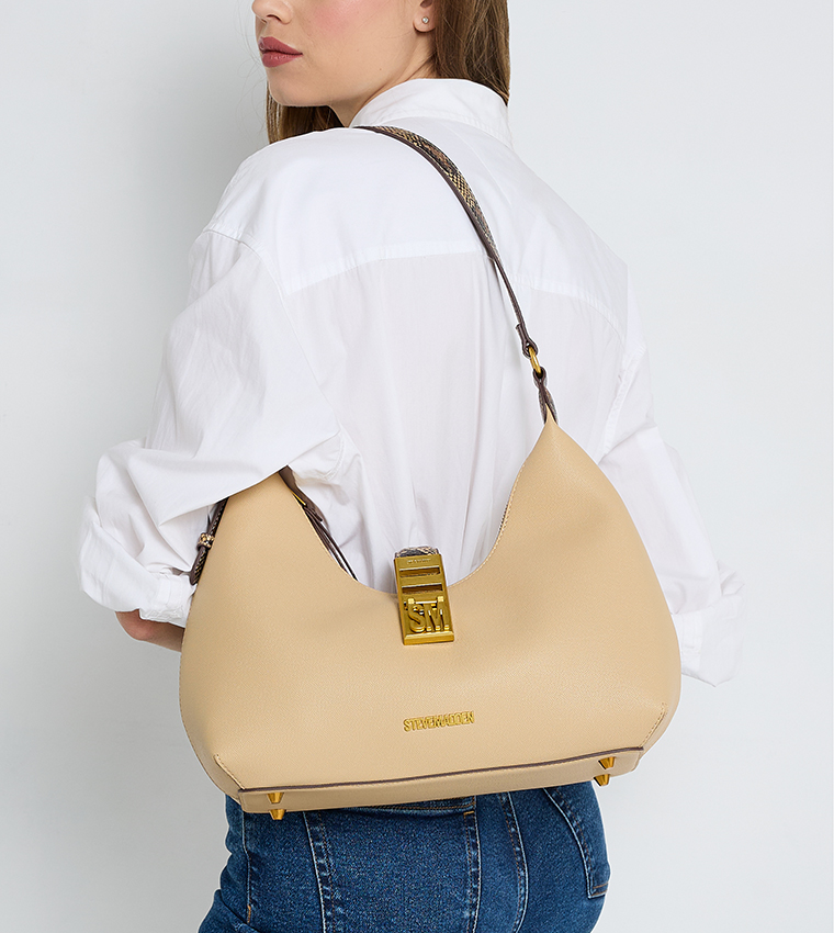 BOVIE-E Logo Metal Shoulder Bag