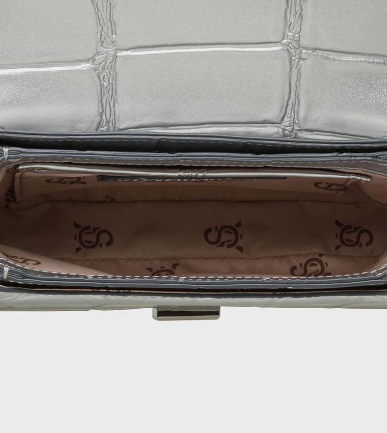 BINQUE-C Textured Top Handle Bag