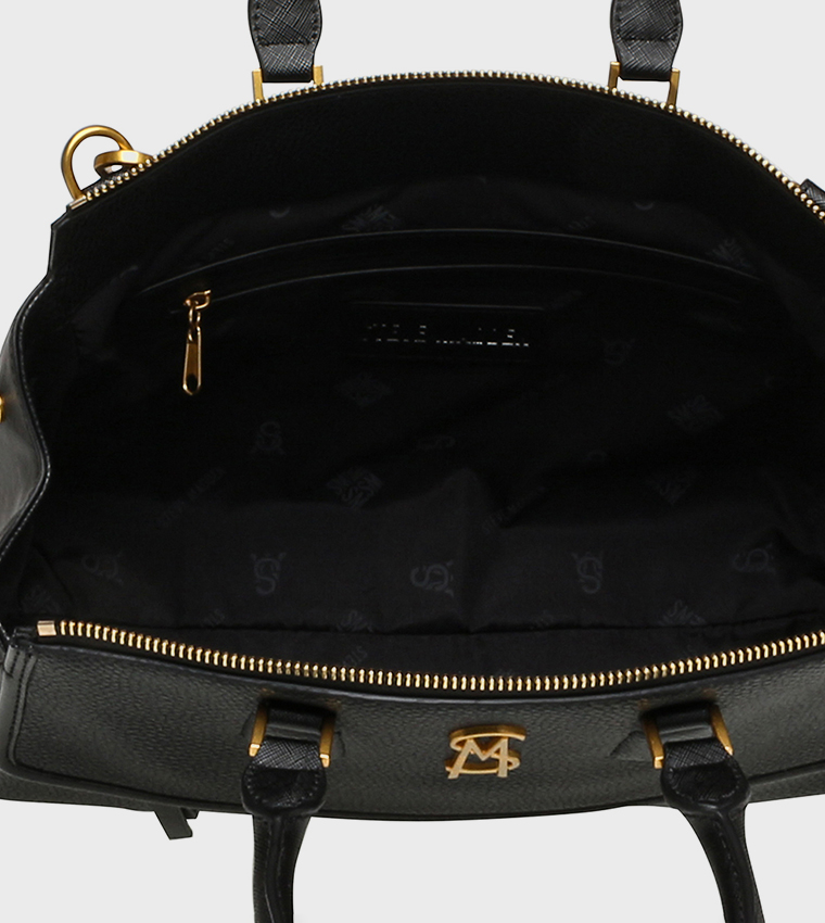 BLIORA Logo Detail Satchel Bag