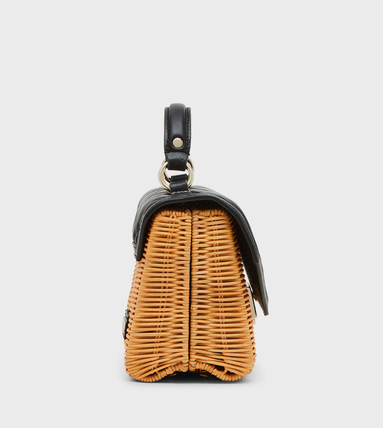 BPICNIC Raffia Top Handle Bag