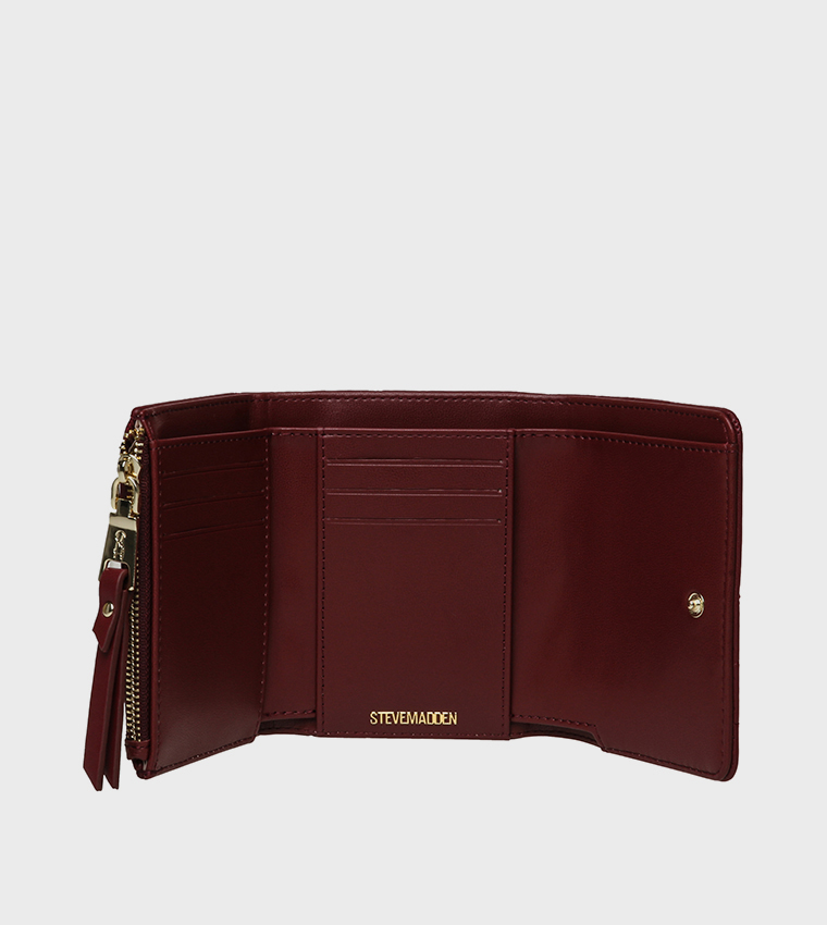 BLIANE-Q Logo Detail Puffer Wallet