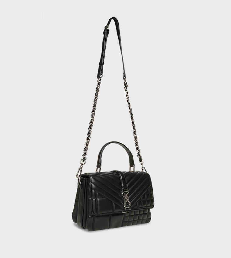 BPLAIS Logo Detail Puffer Crossbody Bag