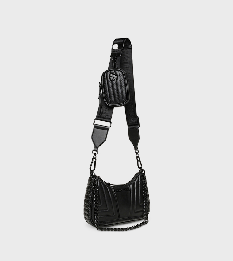 BVILA Logo Detail Puffer Crossbody Bag