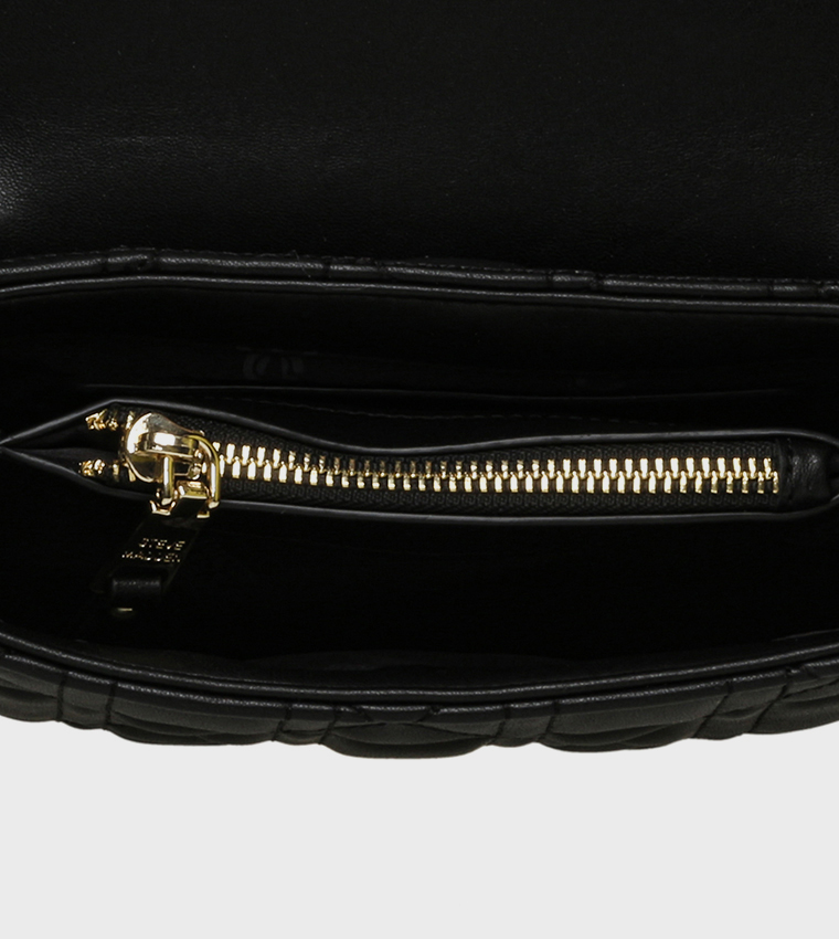 BGRETEL Chain Detail Puffer Top Handle Bag