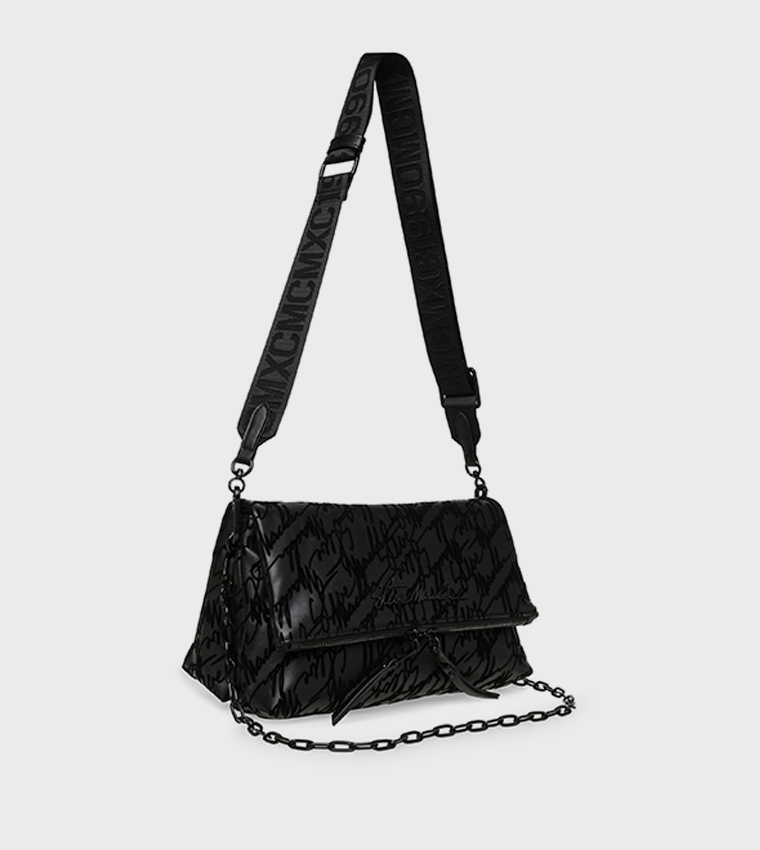 BDORCY Logo Printed Crossbody Bag