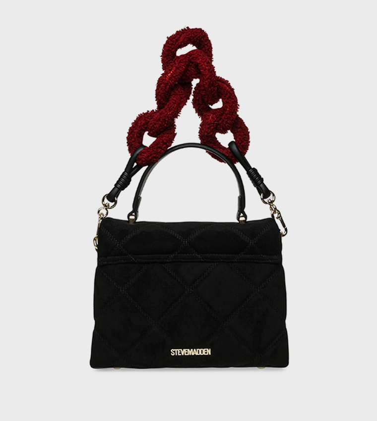 BMIKKI Puffer Logo Detail Top Handle Bag