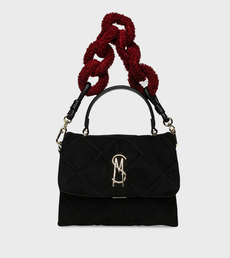 BMIKKI Puffer Logo Detail Top Handle Bag