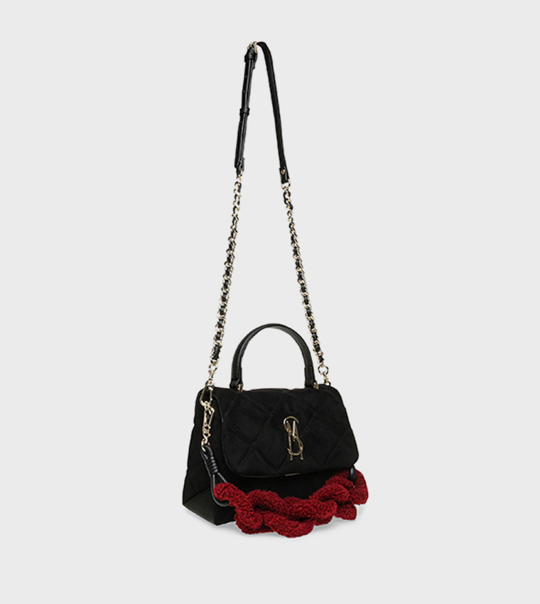 BMIKKI Puffer Logo Detail Top Handle Bag