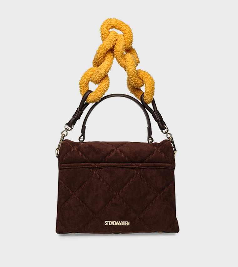 BMIKKI Puffer Logo Detail Top Handle Bag