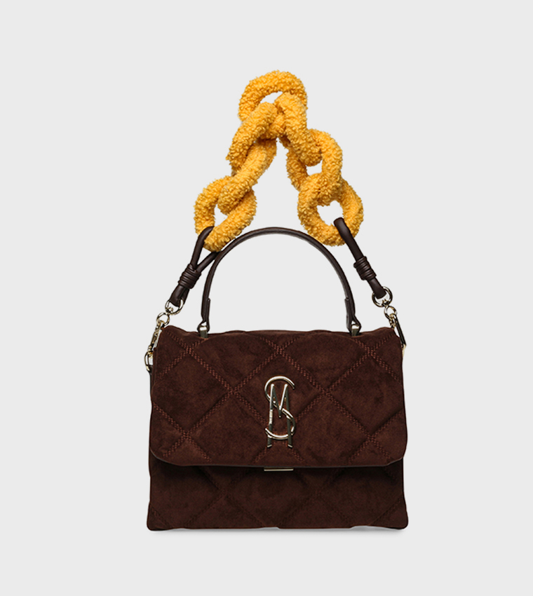 BMIKKI Puffer Logo Detail Top Handle Bag